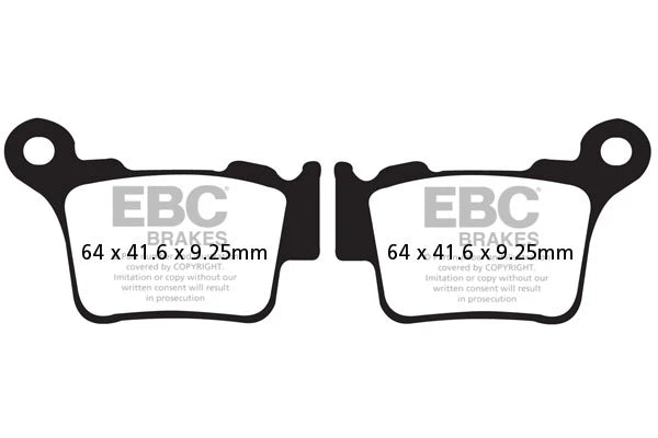 Brakes - FA368TT Carbon - EBC (Rear)