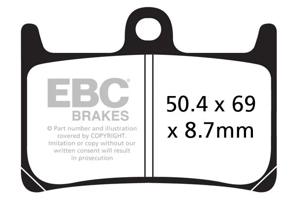 Brakes - FA380HH Fully Sintered - EBC (2 Set Front)
