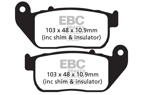 Brakes - FA381V Semi Sintered - EBC (Front)