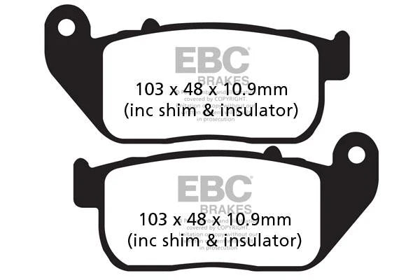 Brakes - FA381 Organic - EBC (front)