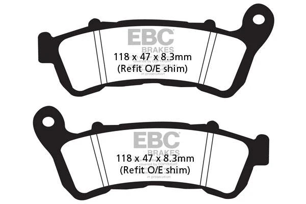 Brakes - FA388HH Fully Sintered - EBC (Front)