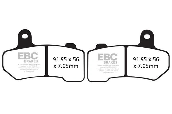 Brakes - FA409V Semi Sintered - EBC