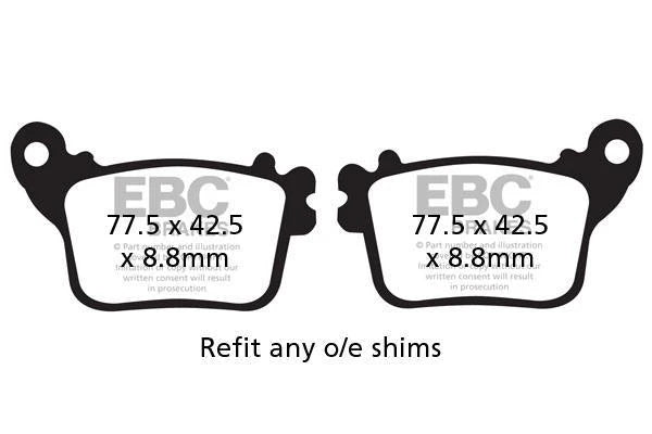 Brakes - FA436 Organic - EBC (Rear)