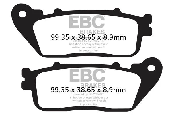 Brakes - FA488HH Fully Sintered - EBC