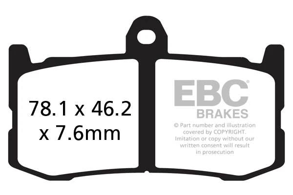 Brakes - FA491HH Fully Sintered - EBC (Front)