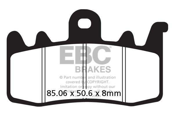 Brakes - FA630HH Fully Sintered -EBC (2 Set Front)