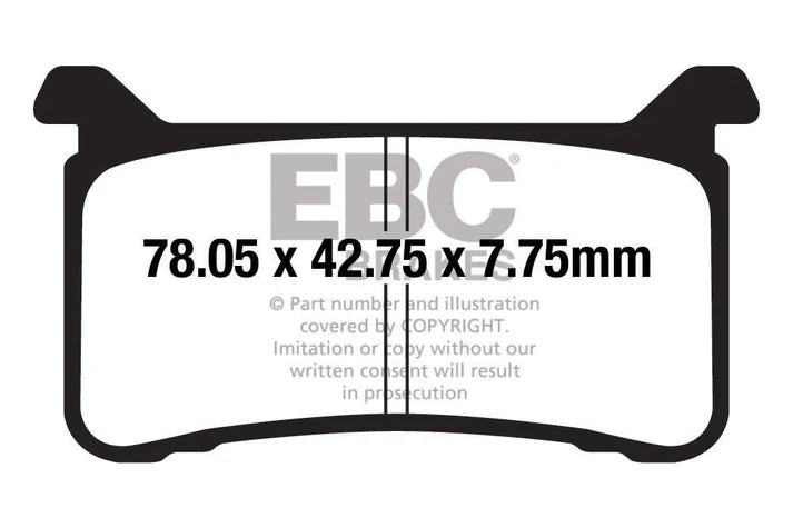 Brakes - FA700HH Fully Sintered - EBC