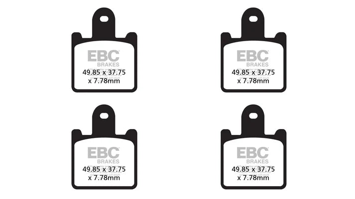 Brakes - FA417/4HH Fully Sintered - EBC (2 Set Front)