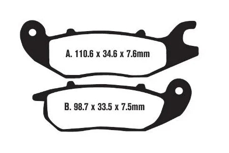 Brakes - FA375HH Fully Sintered - EBC