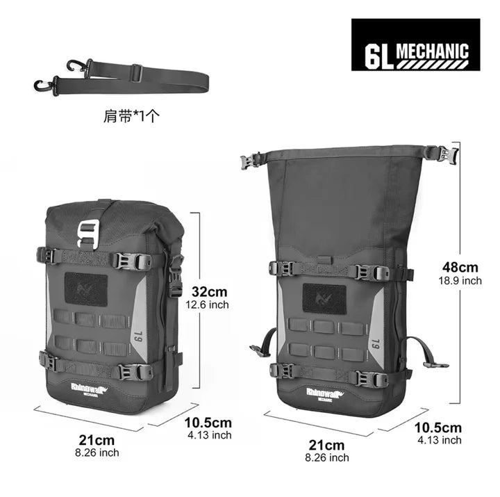 Rhinowalk Waterproof Frame Dry Bags 6L