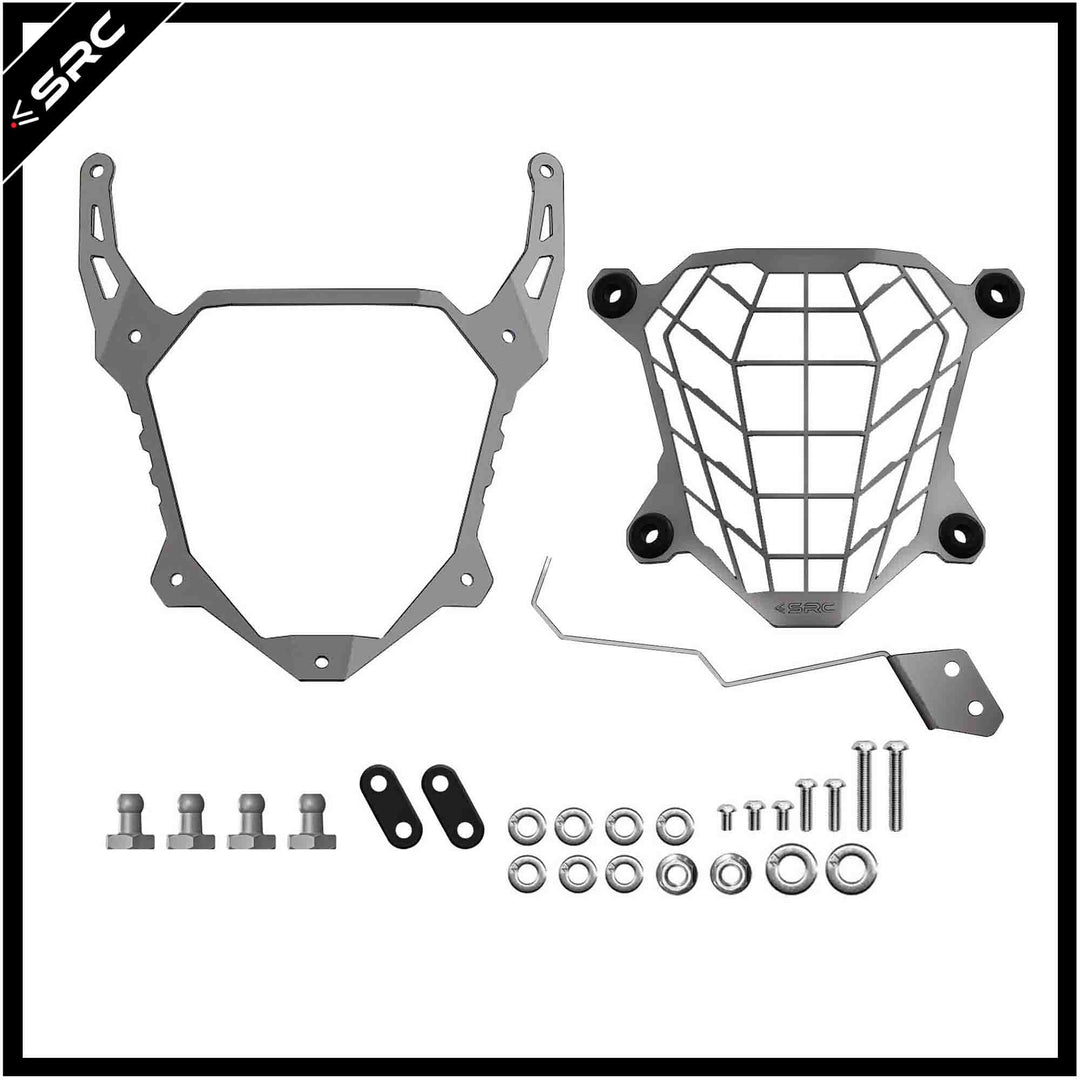 HONDA NX500 – HeadLight Guard – SILVER COLOR
