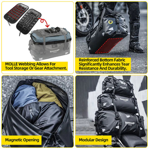 Rhinowalk Waterproof Duffel Dry Pack Tail Bag.