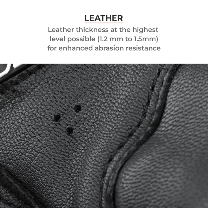 Viaterra- Kruger Full Gauntlet Riding Gloves- Black