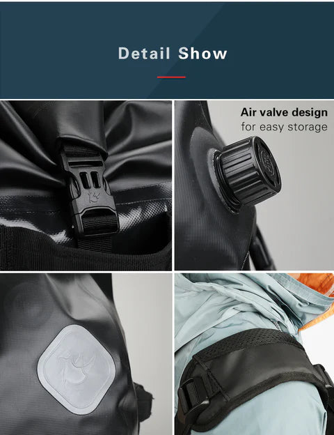 Rhinowalk 65L Waterproof Dry Duffel Bag.