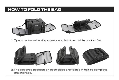 Rhinowalk 40-60 ltr Motorcycle Tail Bag.