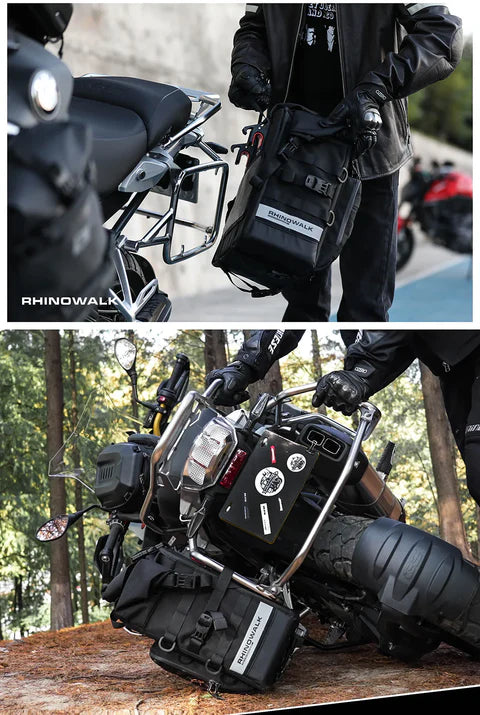 Rhinowalk 25L Motorcycle Side Bag/ Saddle Bag