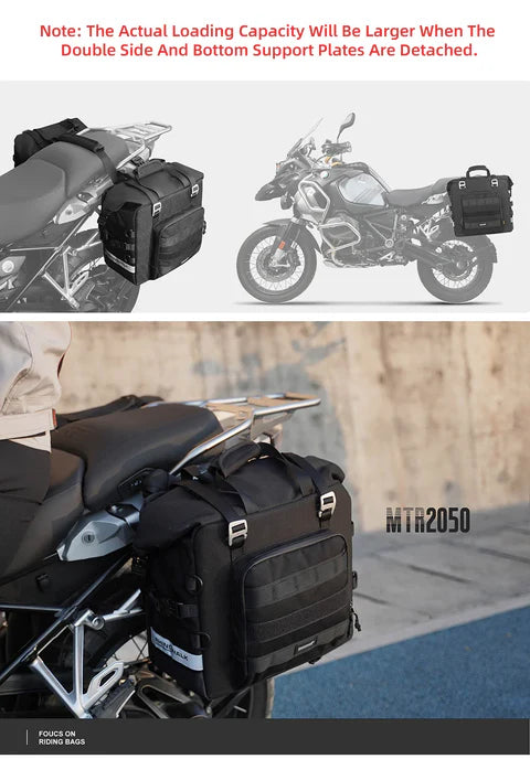 Rhinowalk 25L Motorcycle Side Bag/ Saddle Bag