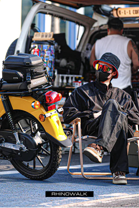 Rhinowalk 12-18l Motorcycle Tail Bag