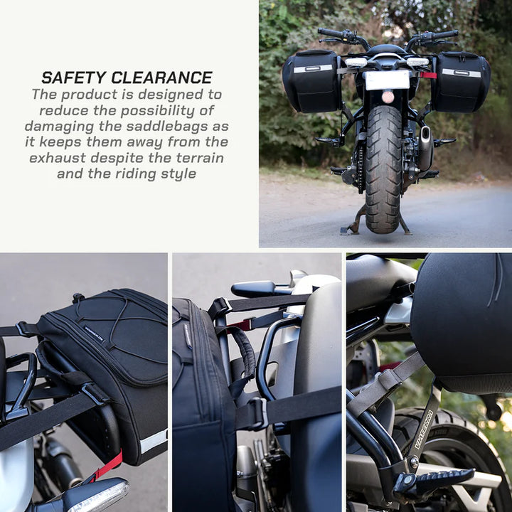 ViaTerra- SADDLEBAG RACK – Royal Enfield Guerrilla 450
