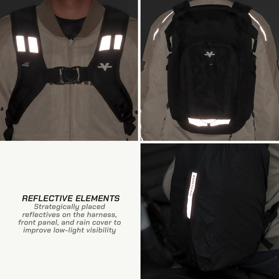 RUCKUS 21 - MOTORCYCLE BACKPACK by VIATERRA