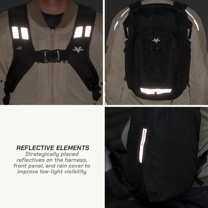 RUCKUS 21 - MOTORCYCLE BACKPACK by VIATERRA