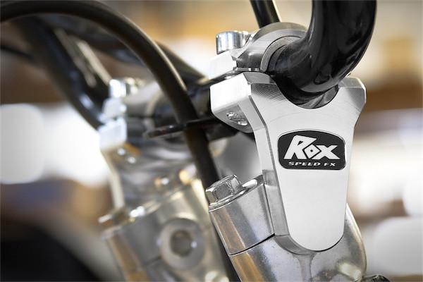 ROX - Pivoting Handlebar (22 & 28mm) Risers–51mm Rise-Black Anodised Aluminium