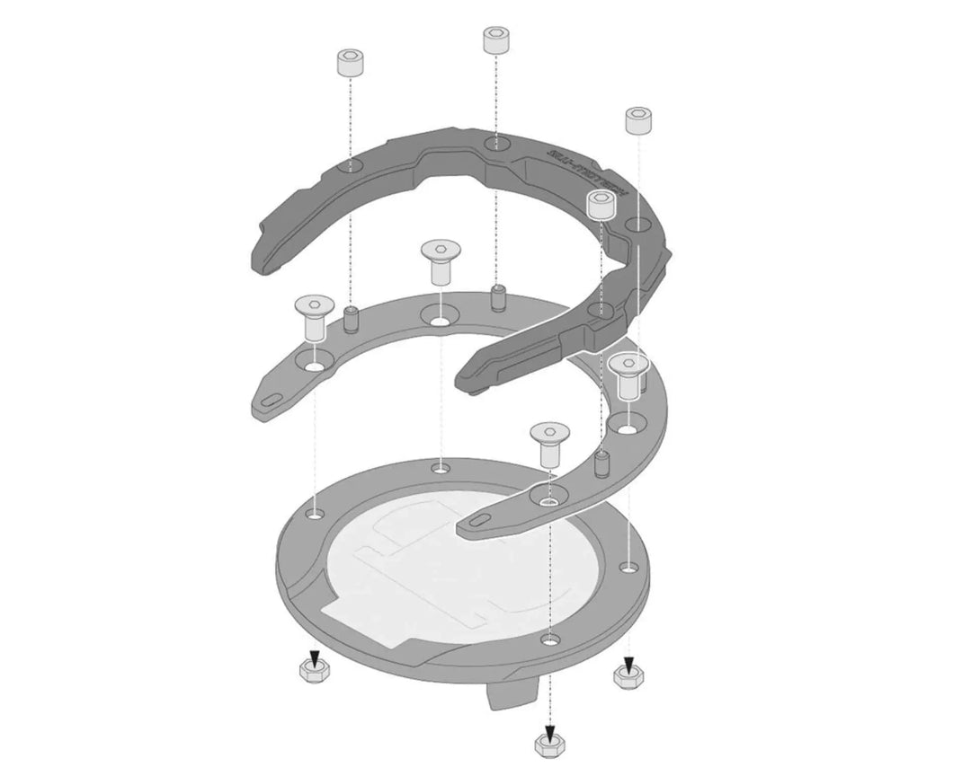 SW-Motech Quick Lock PRO Tank Ring BMW