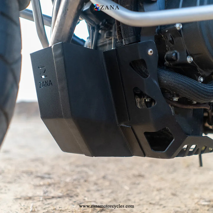 Zana- Bash Plate for Honda NX500 (Black)