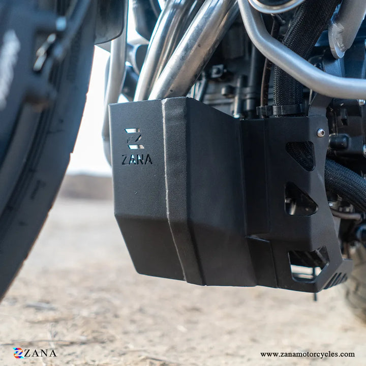 Zana- Bash Plate for Honda NX500 (Black)