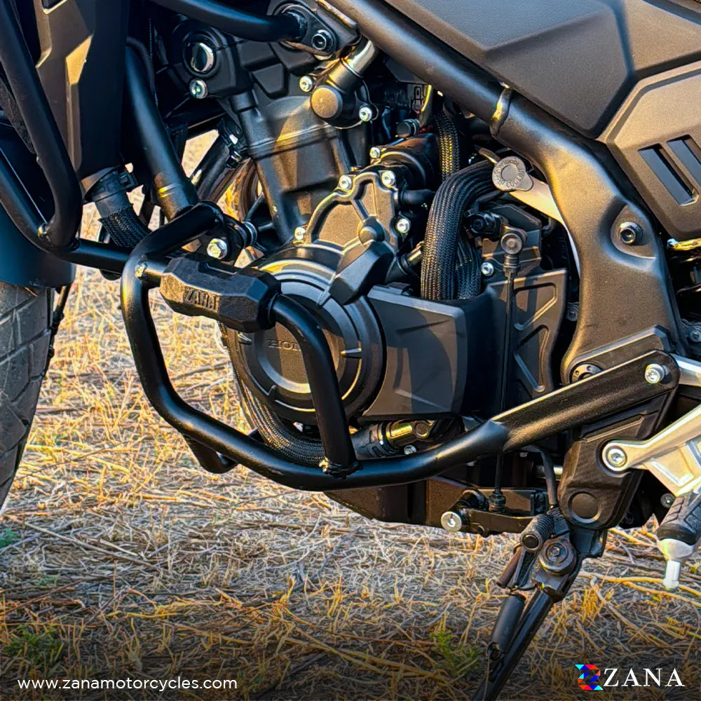 Lower Engine Guard for Honda NX500 (Black)- Zana