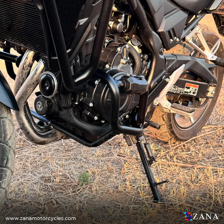 Lower Engine Guard for Honda NX500 (Black)- Zana