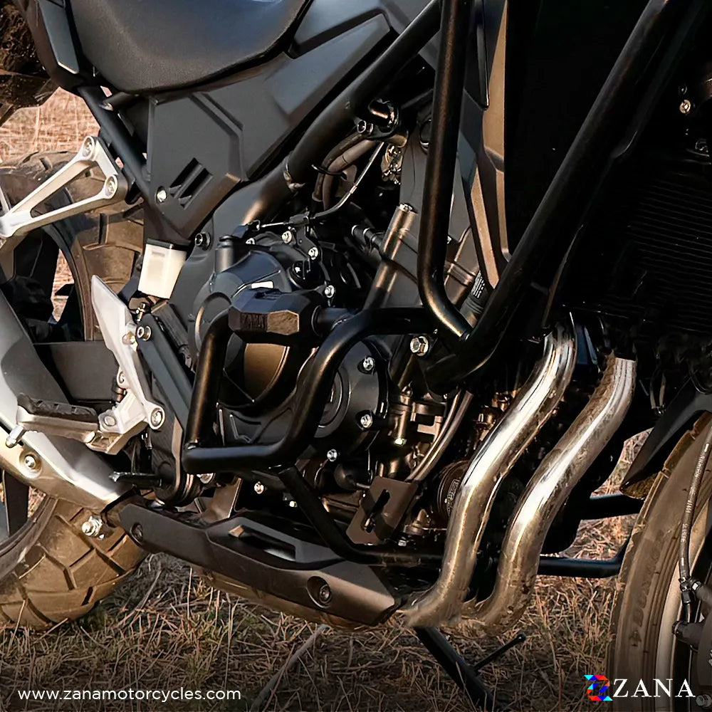 Lower Engine Guard for Honda NX500 (Black)- Zana