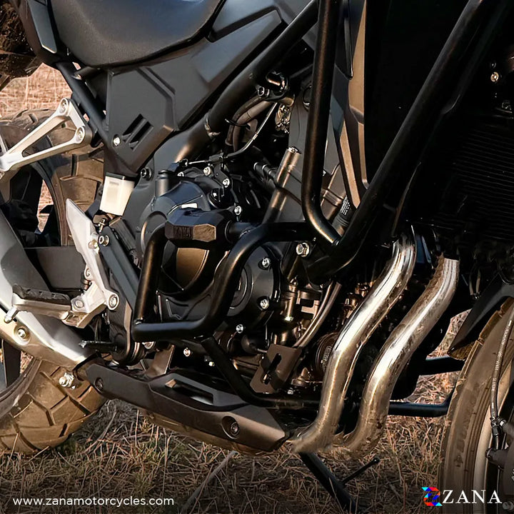 Lower Engine Guard for Honda NX500 (Black)- Zana