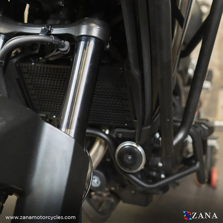 Zana- Radiator Guard for Honda NX500 (Honeycomb) - Black