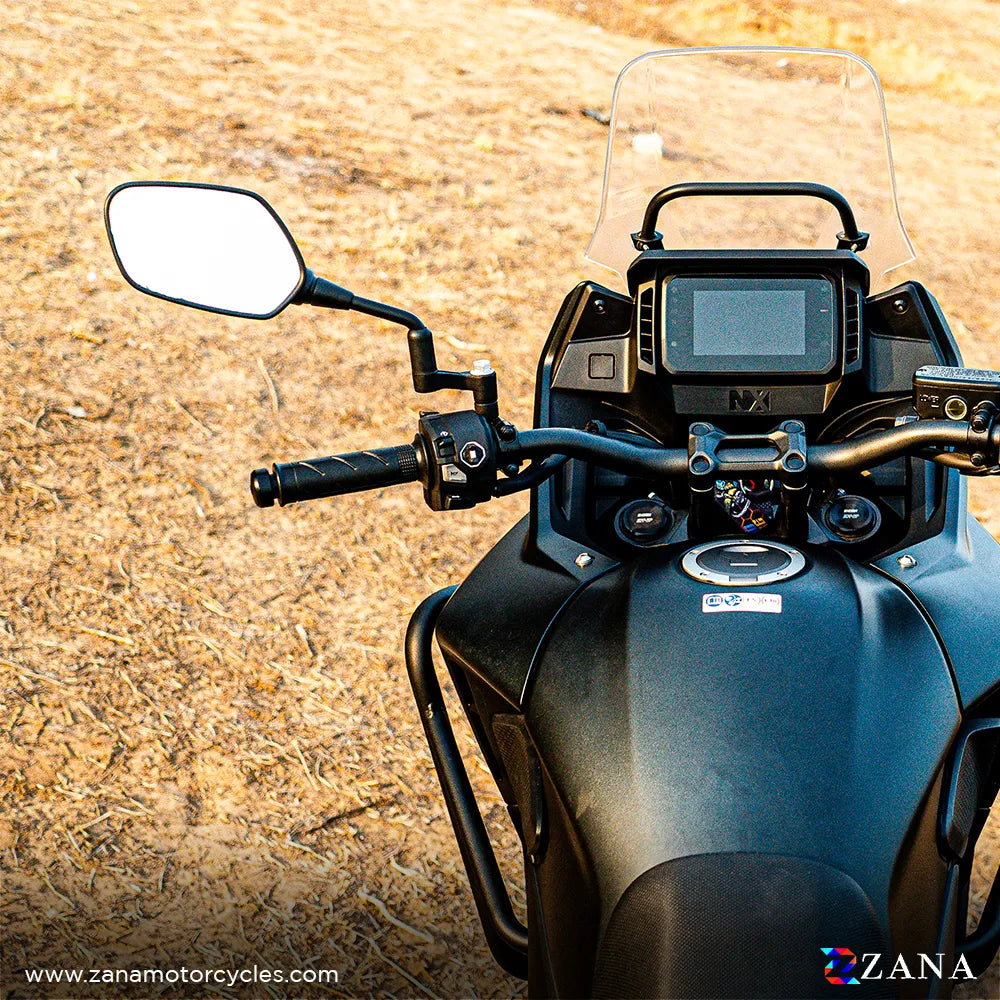 Zana- Mirror Extender for Honda NX 500 (Aluminium)