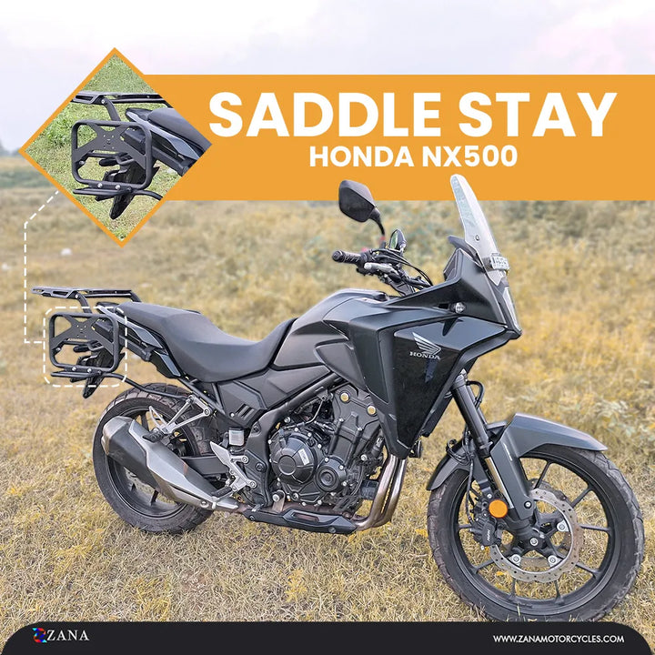 Zana- Roadster-Saddle stay with Exhaust Sheild with Jerry can Mount For Honda NX500