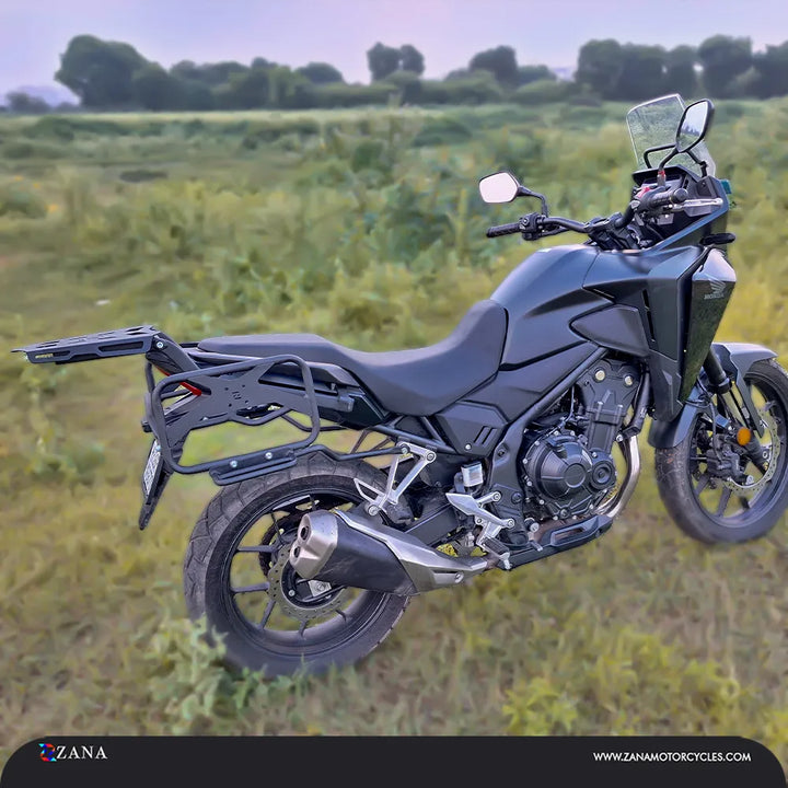Zana- Roadster-Saddle stay with Exhaust Sheild with Jerry can Mount For Honda NX500