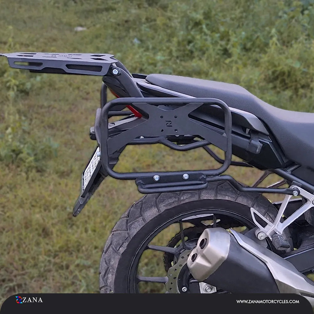 Zana- Roadster-Saddle stay with Exhaust Sheild with Jerry can Mount For Honda NX500