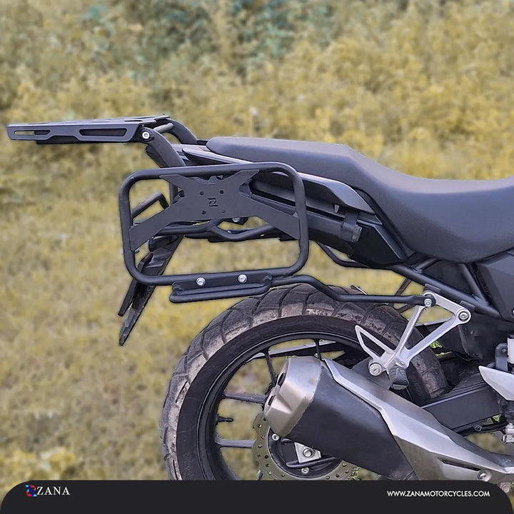 Zana- Roadster-Saddle stay with Exhaust Sheild with Jerry can Mount For Honda NX500