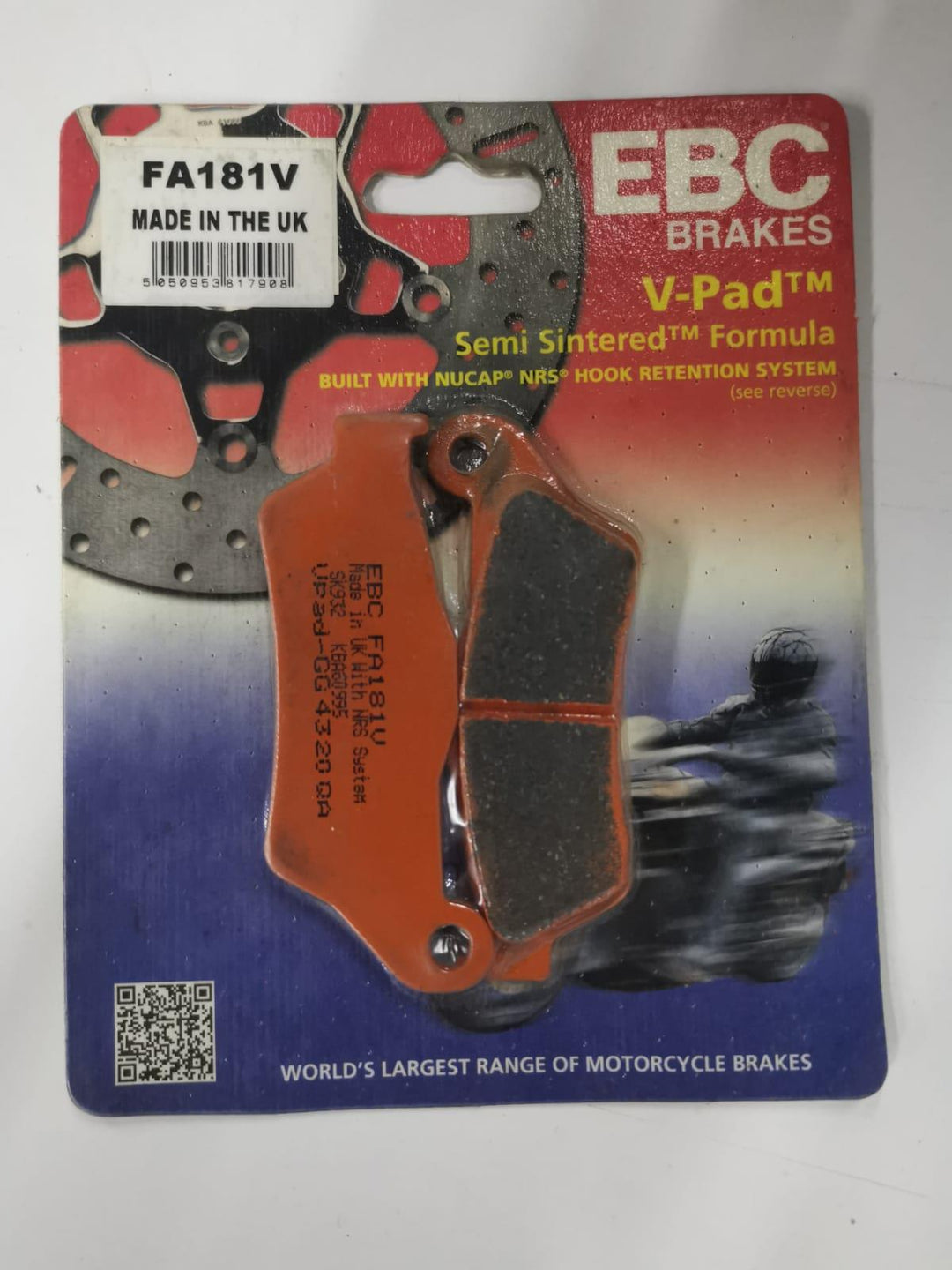 Brakes - FA181V Semi Sintered - EBC (Front)
