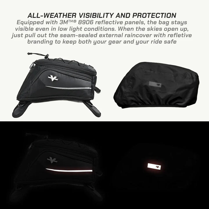 ViaTerra- Ace Universal Motorcycle Tank Bag (Strap Based)