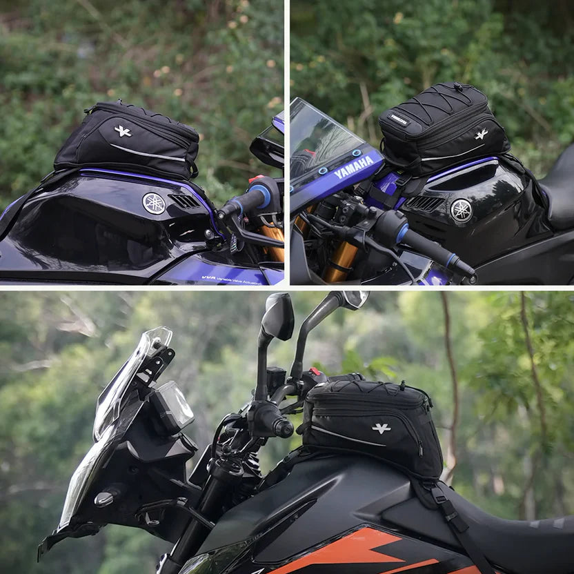 ViaTerra- Ace Universal Motorcycle Tank Bag (Strap Based)