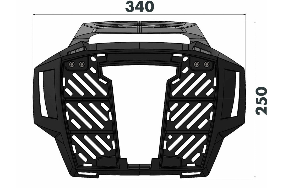 HONDA NX 500 Luggage Carrier - Top Case AluRack