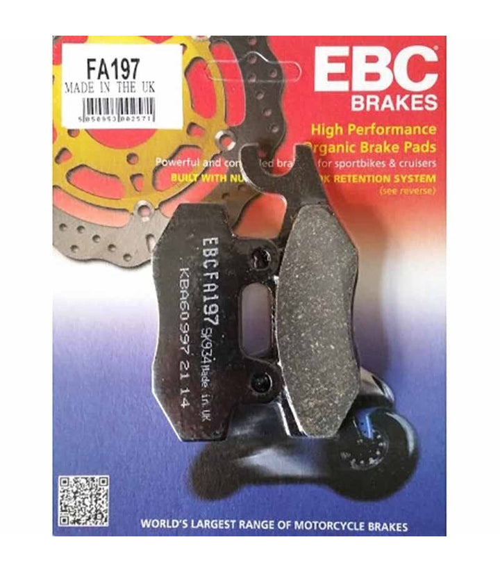 Brakes - FA197 Organic- EBC (Rear)