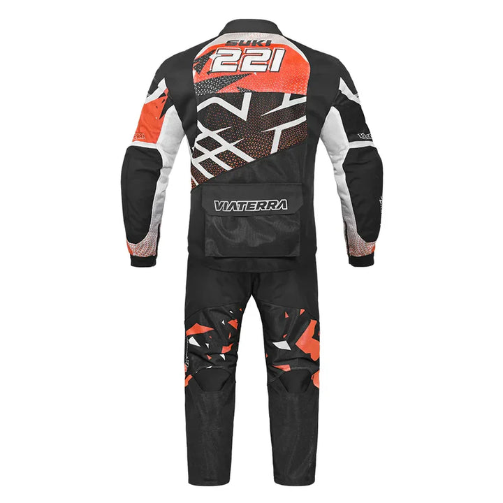 ViaTerra Corbett Off- Road Suit - Black/Orange