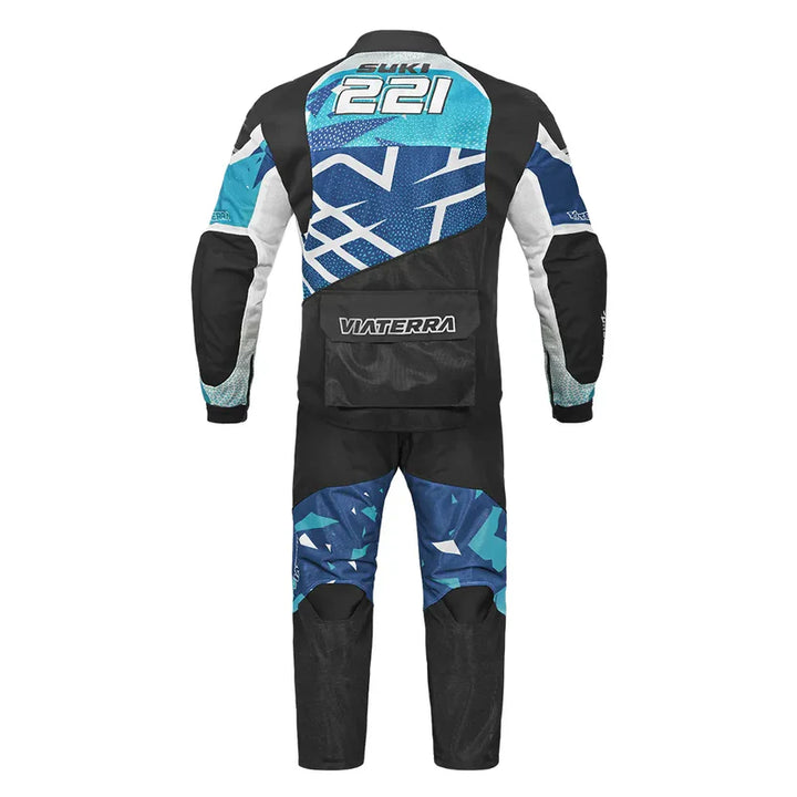 ViaTerra Corbett Off- Road Suit (Light-Grey Monochrome)
