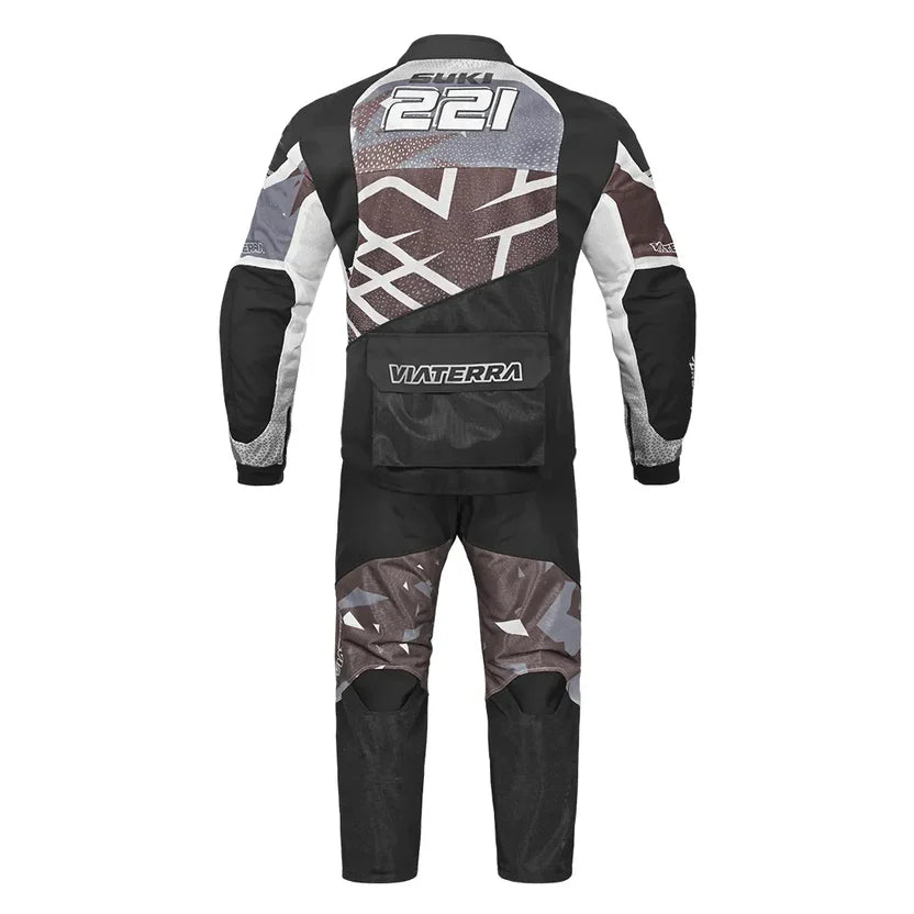 ViaTerra Corbett Off- Road Suit - Grey/Brown