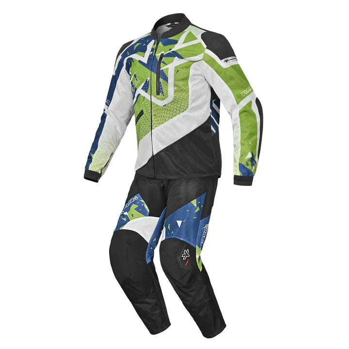 ViaTerra Corbett Off- Road Suit - Navy Blue/Green
