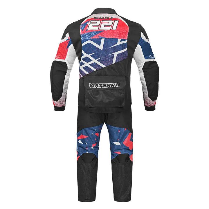 ViaTerra Corbett Off- Road Suit - Red/Blue