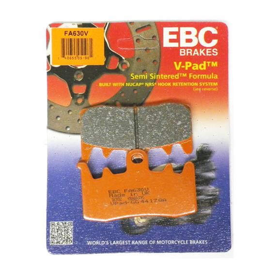 Brakes - FA630V Semi Sintered - EBC (1 Set Front)